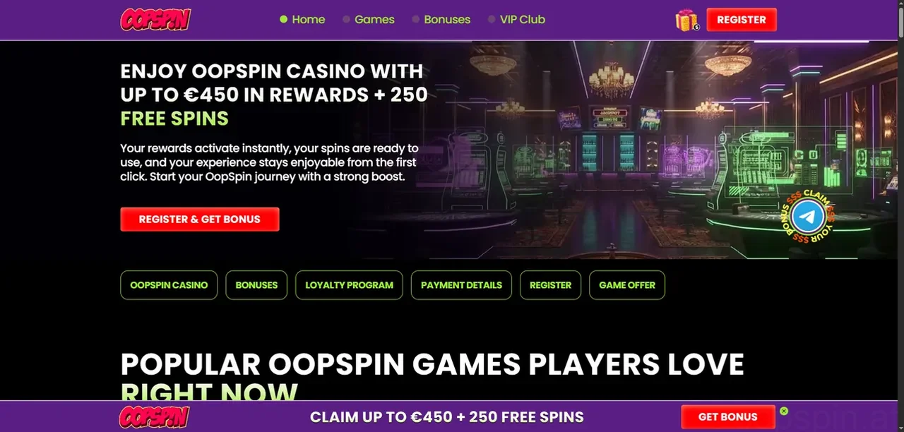 OopSpin Casino Casino